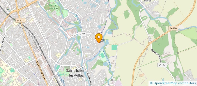 localisation de l'entreprise BENAGHAM  SAINT-JULIEN-LES-VILLAS