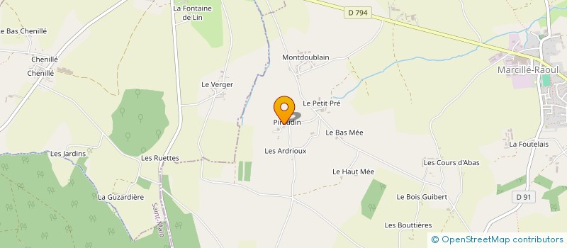 localisation de l'entreprise BENAGIL  MARCILLE-RAOUL