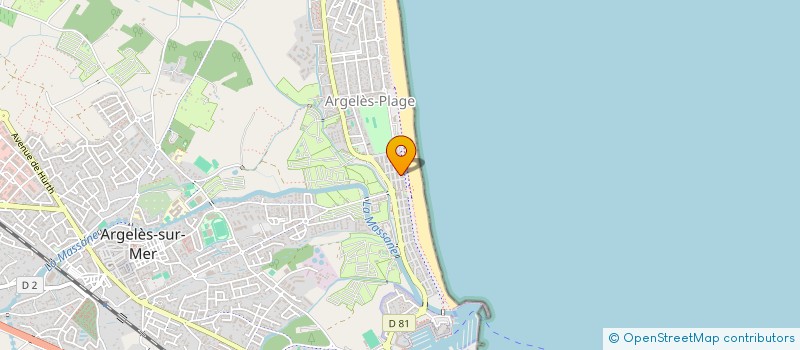 localisation de l'entreprise BENAGOR à ARGELES-SUR-MER