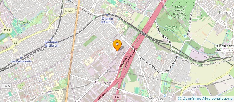 localisation de l'entreprise BENAGROUPE  MONTROUGE