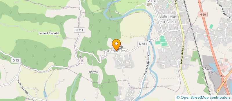 localisation de l'entreprise BENAGUES SERVICES à BENAGUES