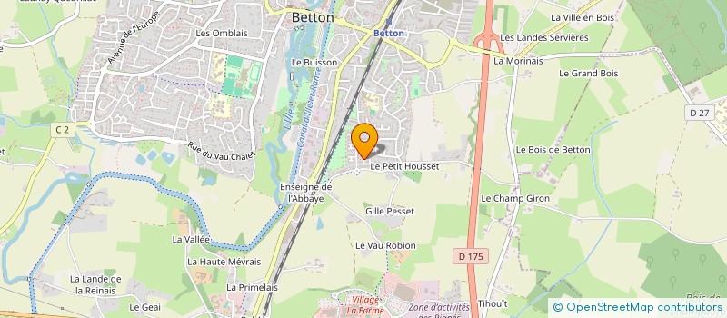 localisation de l'entreprise BENAISE à BETTON