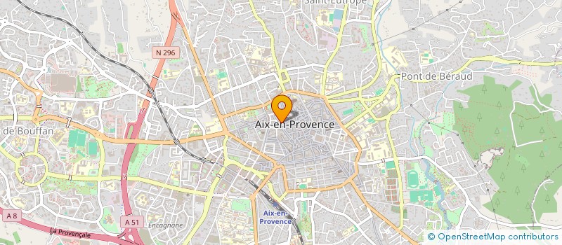 localisation de l'entreprise BENAKARA à AIX EN PROVENCE