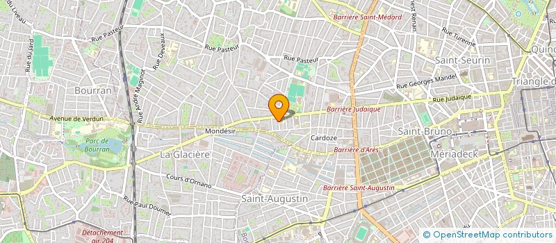 localisation de l'entreprise BENALI  BORDEAUX