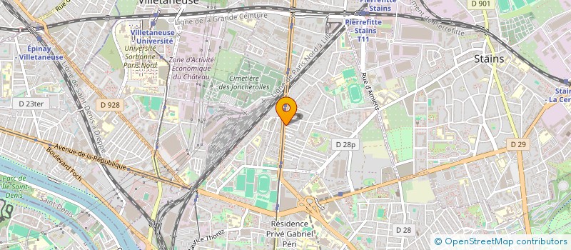 localisation de l'entreprise BENALI A MABOULATHINE N BALLAH  PIERREFITTE-SUR-SEINE