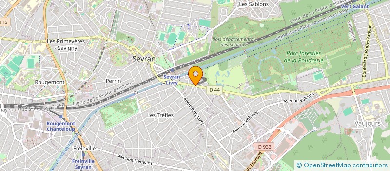 localisation de l'entreprise BENALI ETANCHEITE à SEVRAN