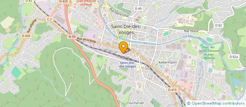 localisation de l'entreprise BENALMADENA  SAINT-DIE-DES-VOSGES