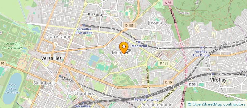 localisation de l'entreprise BENAMANE CONSEIL à VERSAILLES