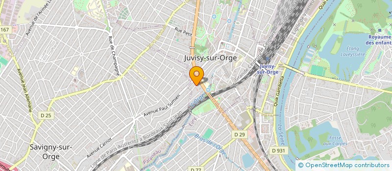 localisation de l'entreprise BENAMAR VTC à JUVISY-SUR-ORGE