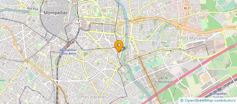 localisation de l'entreprise BENAMEUR ETANCHEITE à MONTPELLIER