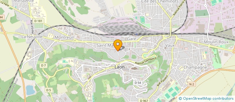 localisation de l'entreprise BENAMJULGAS à LAON