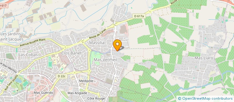 localisation de l'entreprise BENAMOR à PERPIGNAN