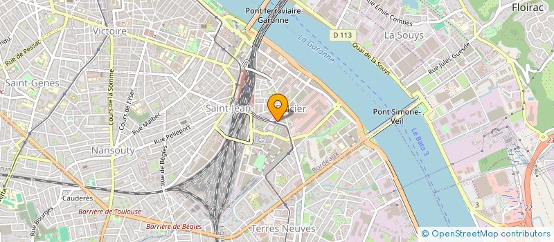 localisation de l'entreprise BENAMOUR  BORDEAUX