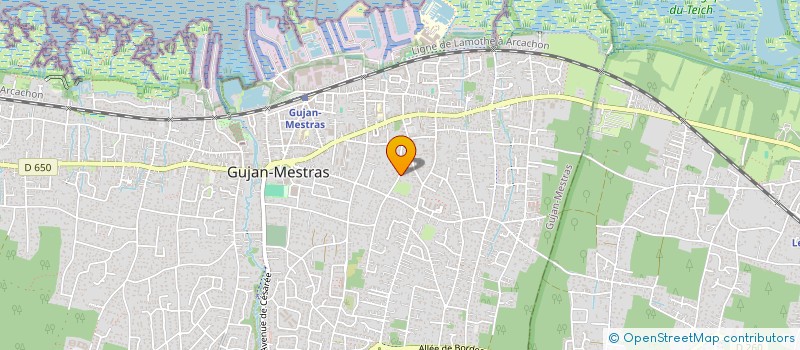 localisation de l'entreprise BENANDJO  GUJAN-MESTRAS