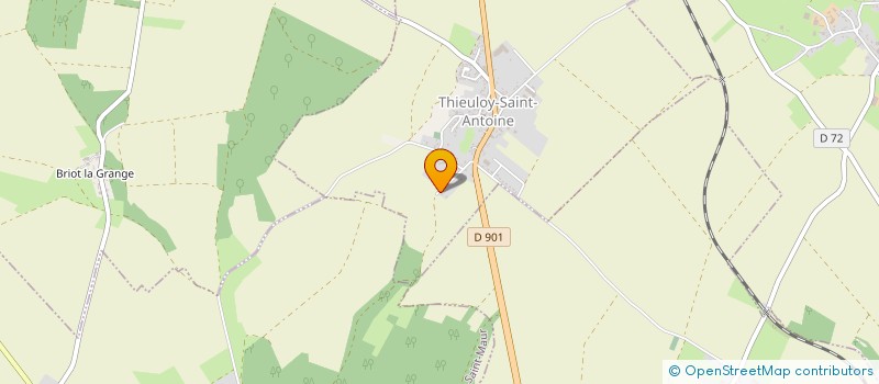 localisation de l'entreprise BENANTOLOU  THIEULOY-SAINT-ANTOINE