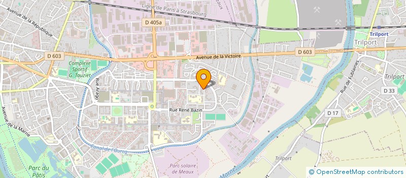localisation de l'entreprise BENAPPS à MEAUX