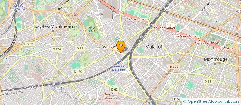 localisation de l'entreprise BENARBIA & FRERES à VANVES