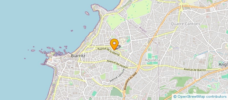 localisation de l'entreprise BENARD ET AUROY à BIARRITZ