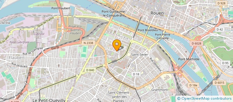 localisation de l'entreprise BENARD LEROY à ROUEN