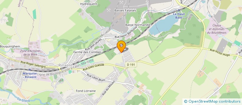 localisation de l'entreprise BENARD SEBASTIEN  RINXENT