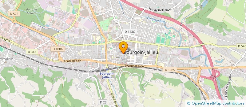 localisation de l'entreprise BENARLAUMAN à BOURGOIN-JALLIEU