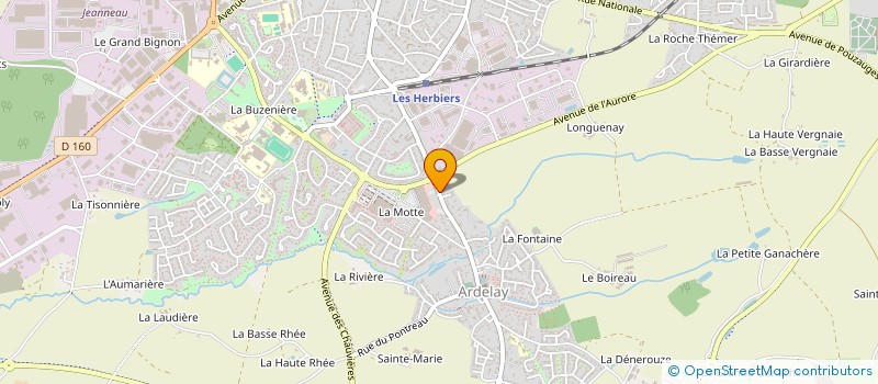 localisation de l'entreprise BENAROEM à LES HERBIERS