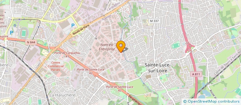 localisation de l'entreprise BENAS GROUP  NANTES