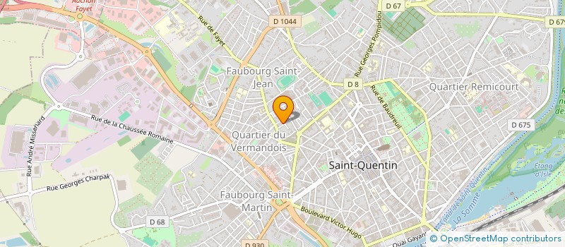 localisation de l'entreprise BENASH à SAINT-QUENTIN