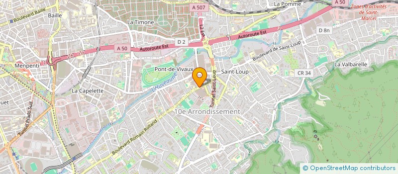 localisation de l'entreprise BENASH à MARSEILLE