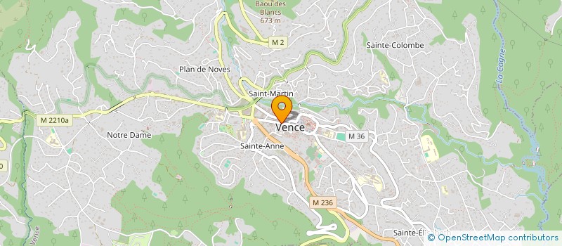 localisation de l'entreprise BENASSY-CAPPO  VENCE