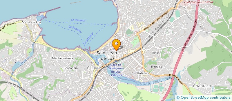 localisation de l'entreprise BENAT ARTISAN FROMAGER à SAINT-JEAN-DE-LUZ