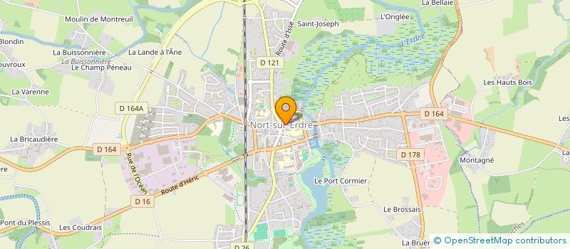 localisation de l'entreprise BENATEAU-COURTOIS à NORT-SUR-ERDRE