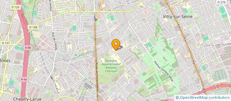 localisation de l'entreprise BENATMANE EL AKROUCH DIFFUSION à VITRY-SUR-SEINE