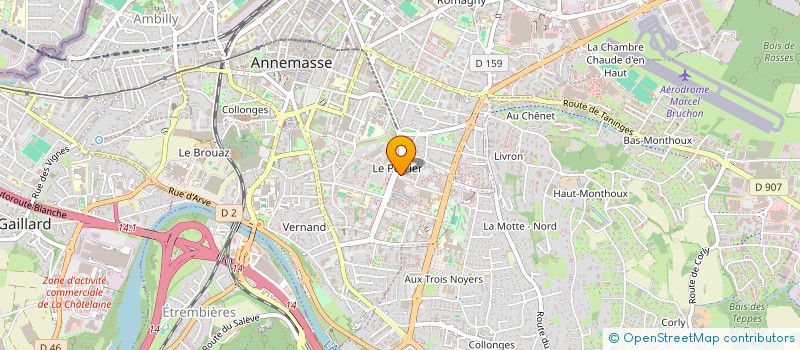 localisation de l'entreprise BENATTIA à ANNEMASSE