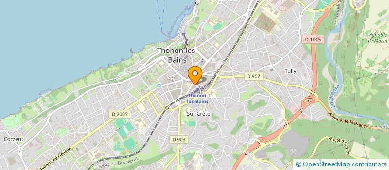 localisation de l'entreprise BENATTIA ABD-EL-MALIK SASU à THONON-LES-BAINS