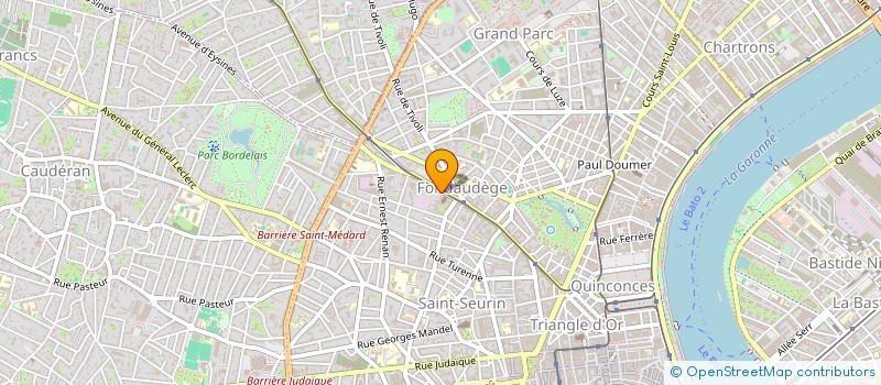 localisation de l'entreprise BENAUGE  BORDEAUX