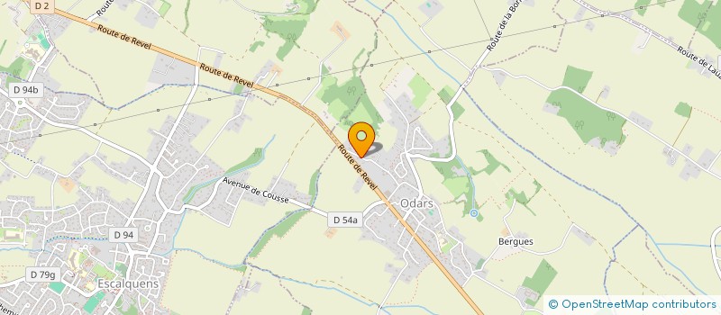 localisation de l'entreprise BENAULIM  ODARS