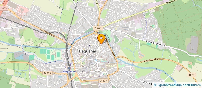 localisation de l'entreprise BENAZOUZ PLATRERIE  HAGUENAU