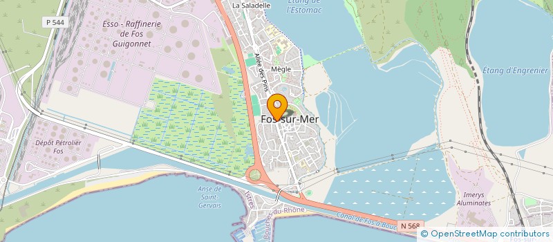 localisation de l'entreprise BENAZZA  FOS-SUR-MER