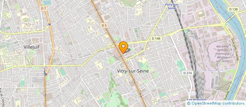 localisation de l'entreprise BENBATTA ABDERAHMANE à VITRY-SUR-SEINE