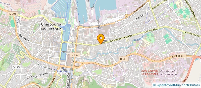 localisation de l'entreprise BENBLAN à CHERBOURG-EN-COTENTIN