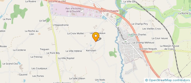 localisation de l'entreprise BENBOT  LAMBALLE-ARMOR