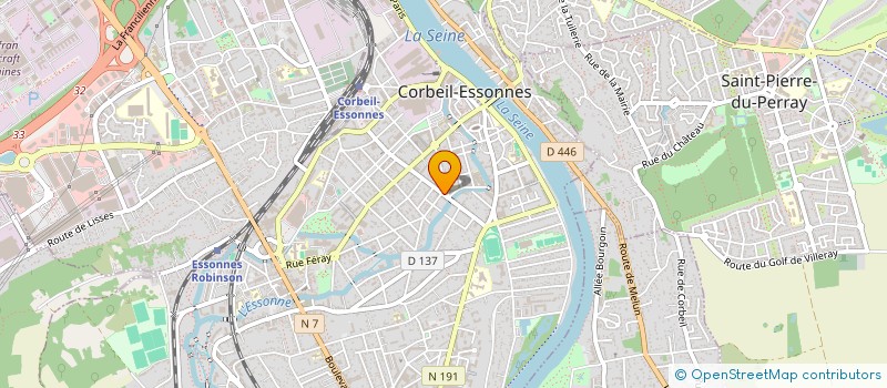 localisation de l'entreprise BENBRAHIM-ELZEIN à CORBEIL-ESSONNES