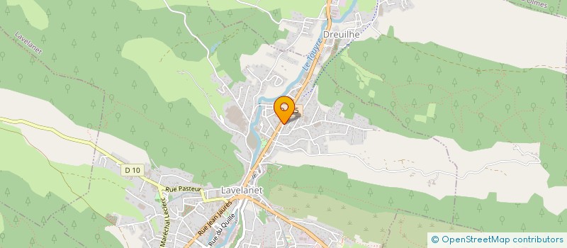 localisation de l'entreprise BENBRALOU à LAVELANET