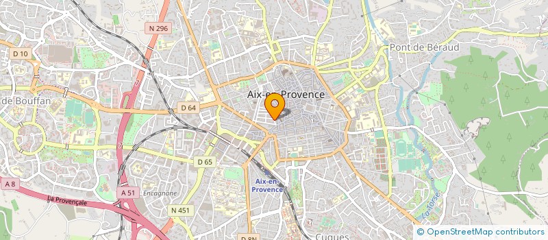 localisation de l'entreprise BENC - AEC à AIX-EN-PROVENCE