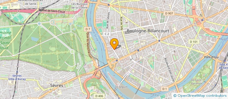 localisation de l'entreprise BENCARO à BOULOGNE-BILLANCOURT
