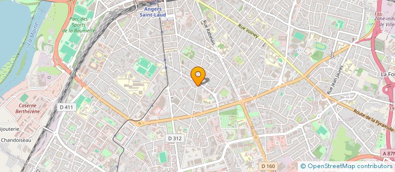 localisation de l'entreprise BENCAT à ANGERS