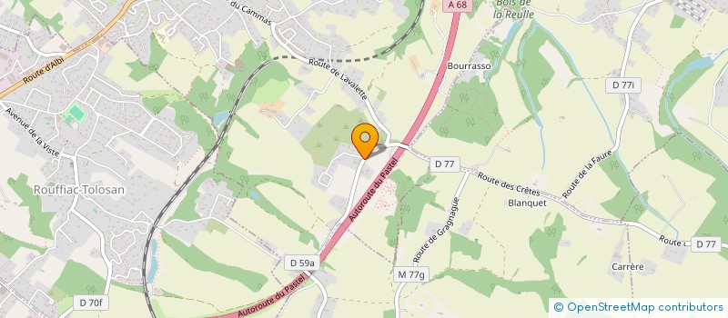 localisation de l'entreprise BENCH  CASTELMAUROU