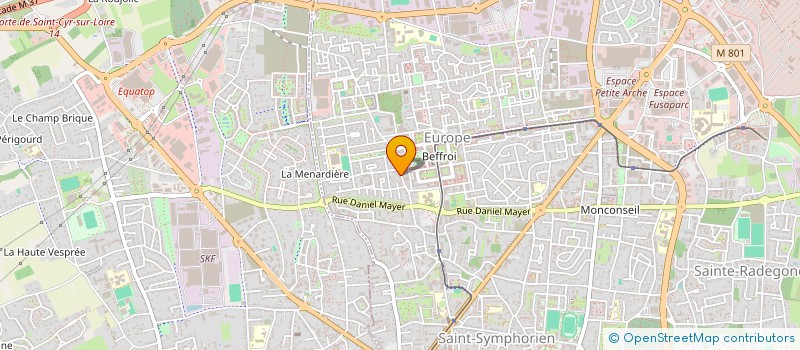 localisation de l'entreprise BENCH  TOURS