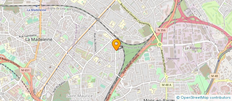 localisation de l'entreprise BENCHEMLOUL à MARCQ-EN-BARŒUL